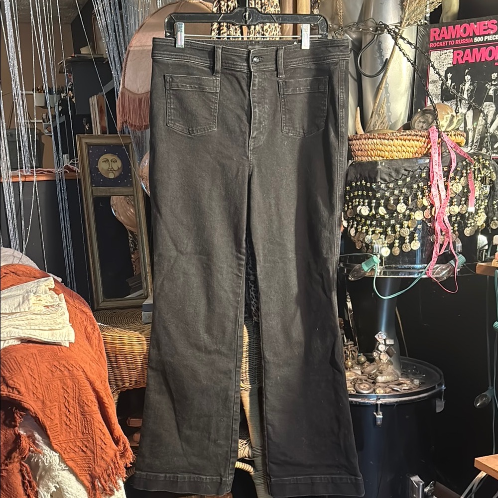 Talbots Black Women's High-Waist Straight Jeans